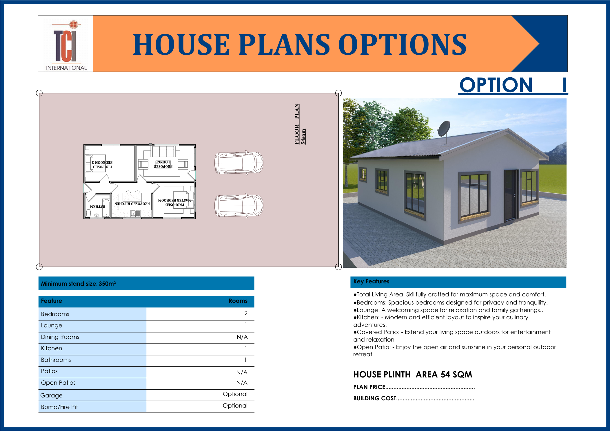 Option I Floor Plan