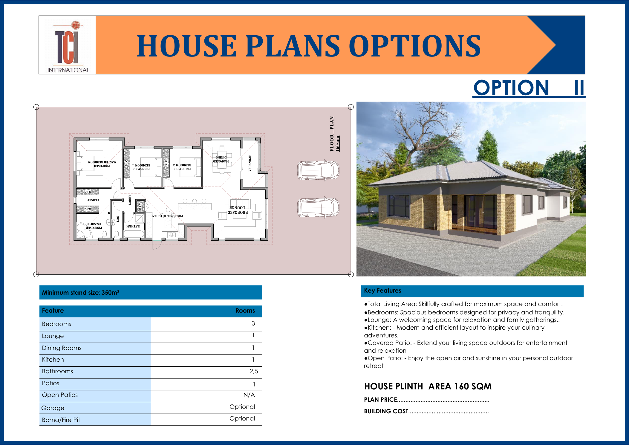 Option II Floor Plan