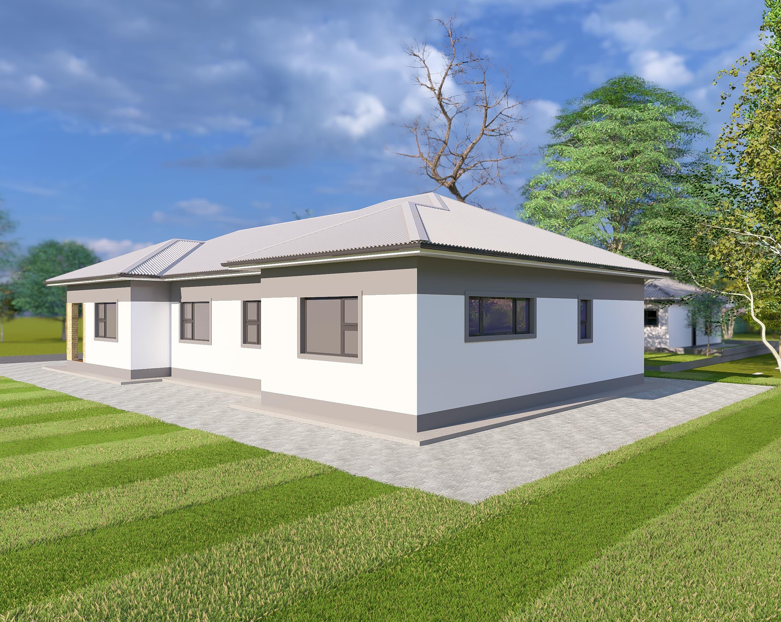 Option II — 160sqm 3-bedroom family home