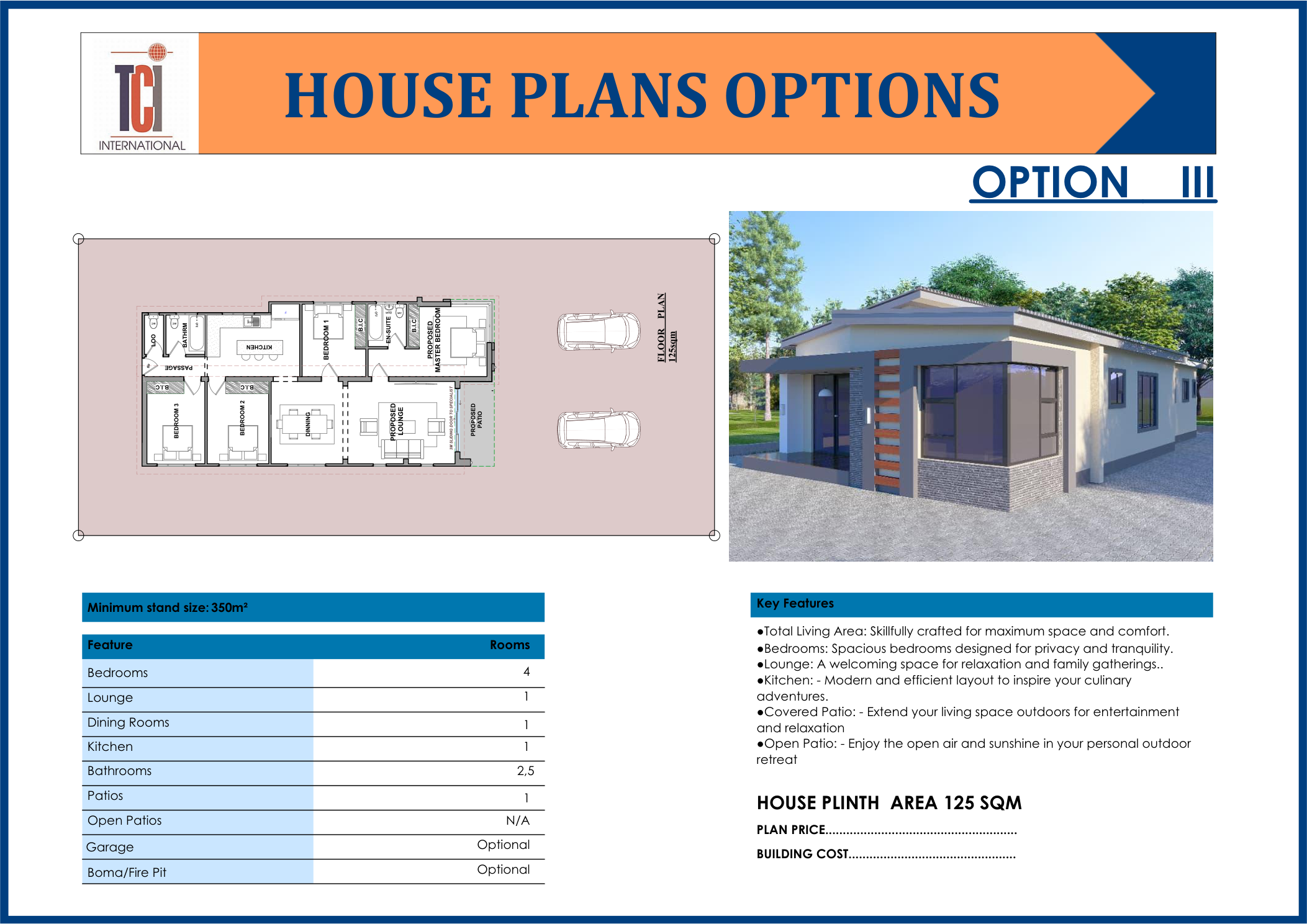 Option III Floor Plan
