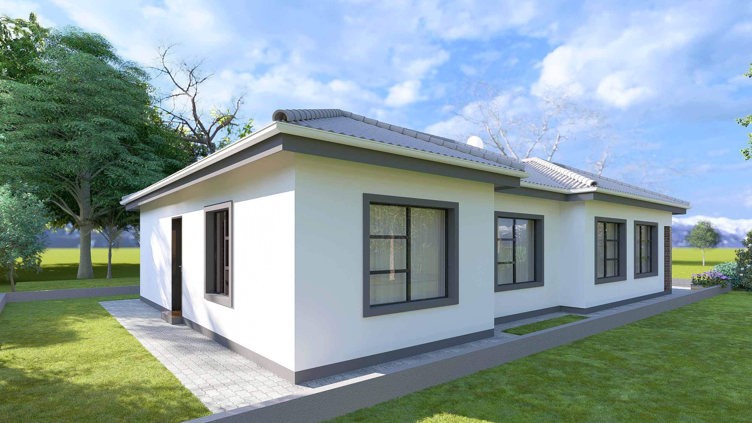 Option IV — 168sqm executive 4-bedroom home