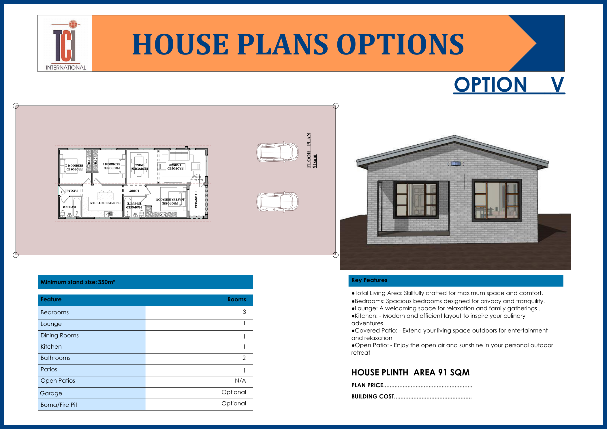 Option V Floor Plan