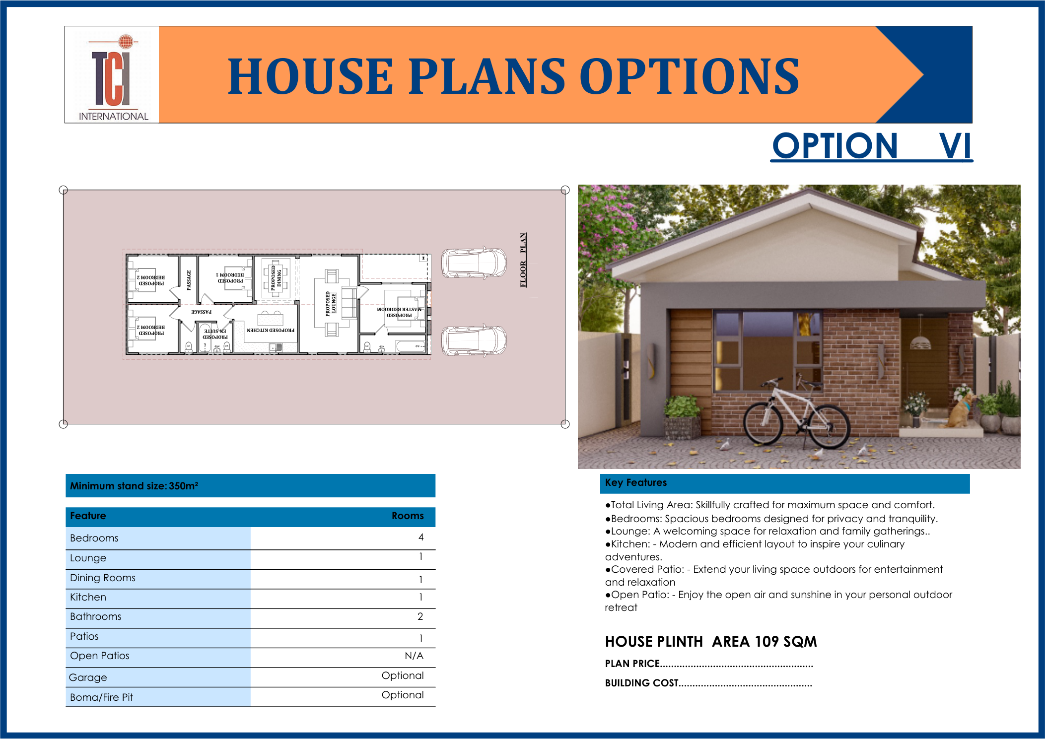 Option VI Floor Plan